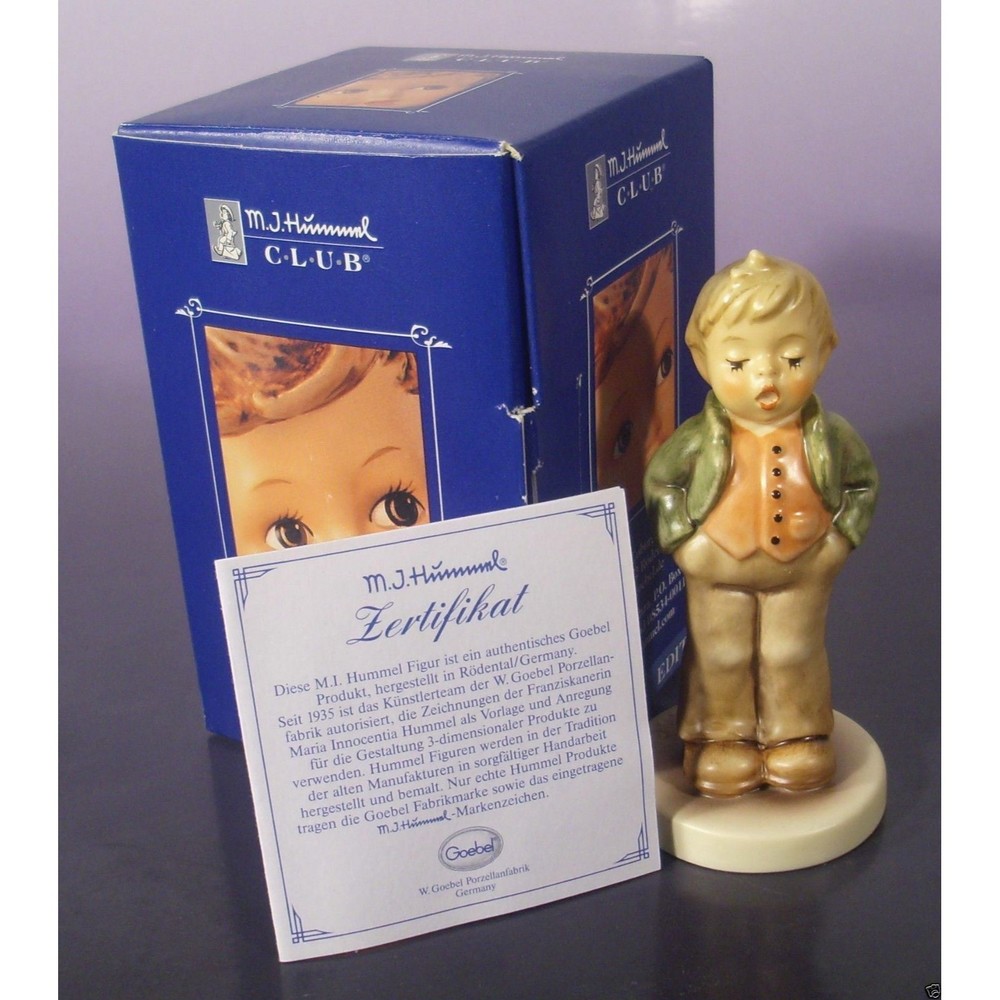 Hummel STEADFAST SOPRANO Figurine 848 Goebel Erster Tenor TMK 8 in Box with Card